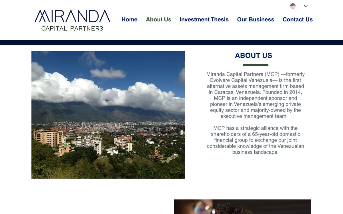 Miranda Capital Partners website preview