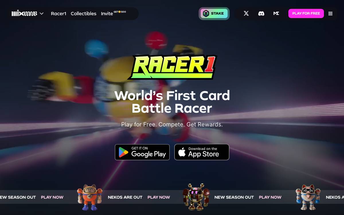 MixMob website preview