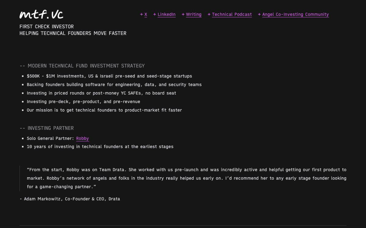 Modern Technical website preview