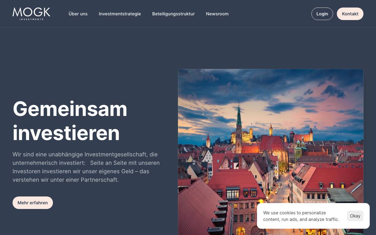 Mogk Investments website preview
