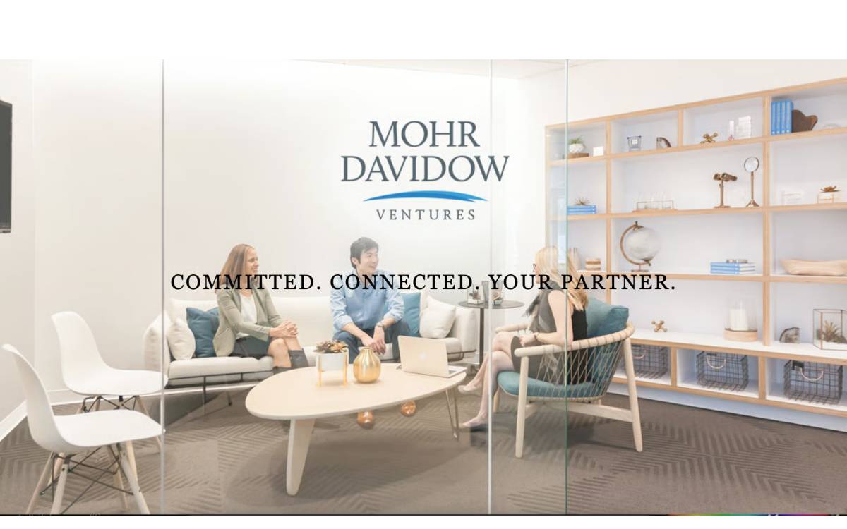 Mohr Davidow Ventures website preview