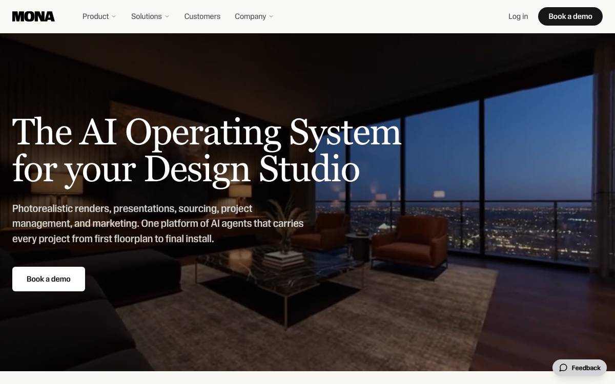 Mona website preview