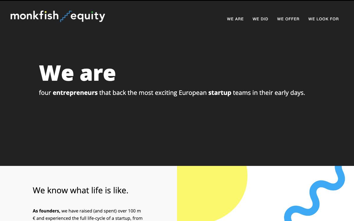 Monkfish Equity website preview