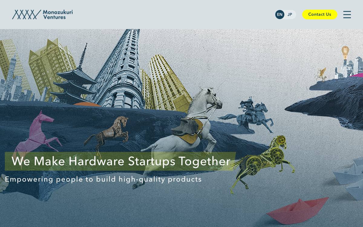 Monozukuri Ventures website preview