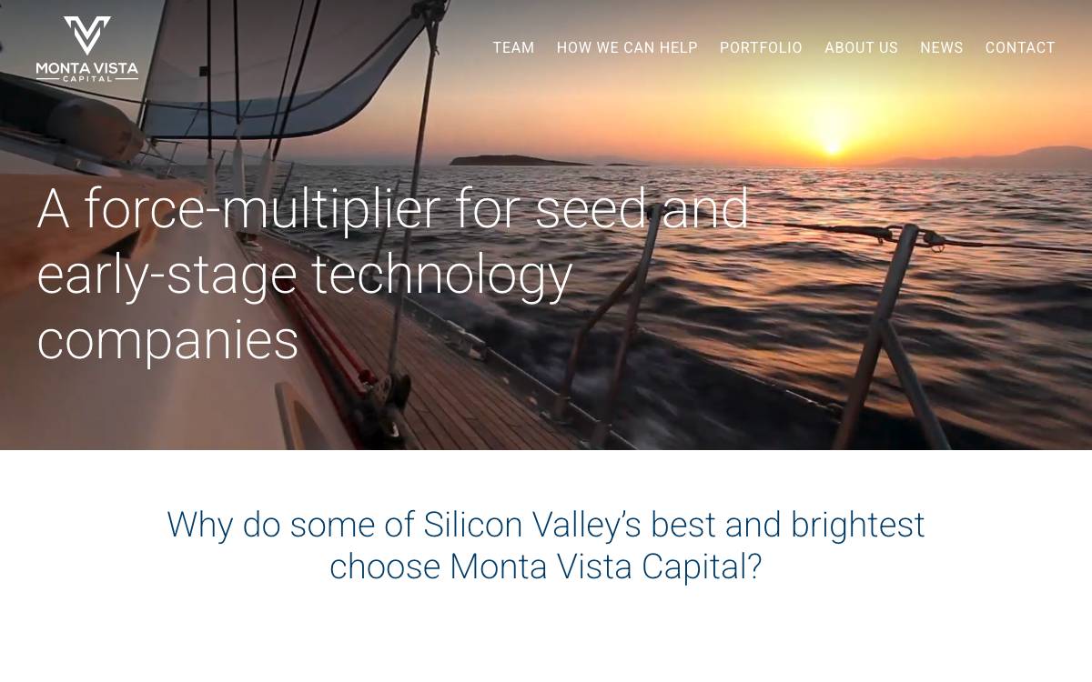 Monta Vista Capital website preview