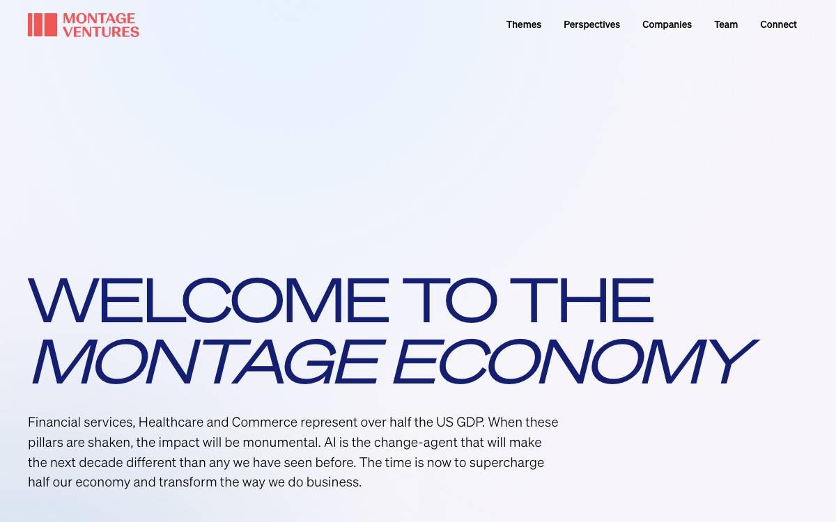 Montage Ventures website preview