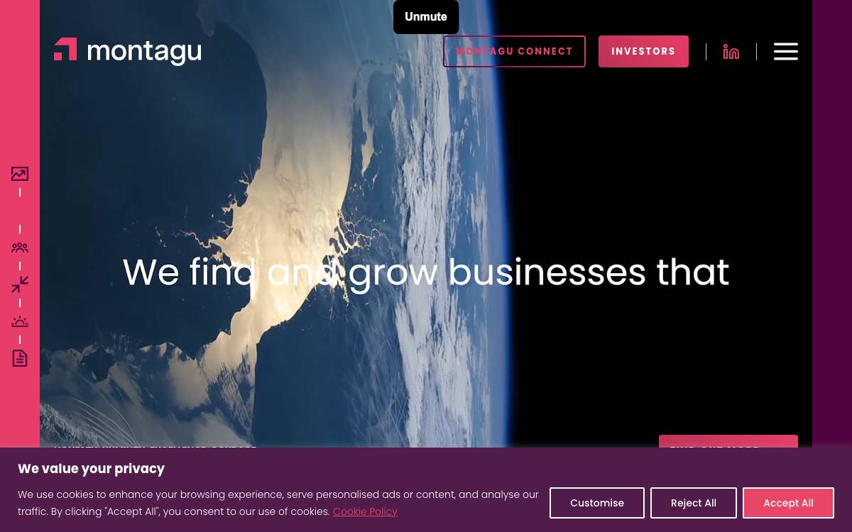Montagu website preview