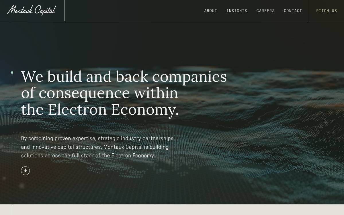 Montauk Climate website preview