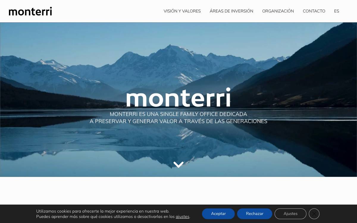 Monterri website preview