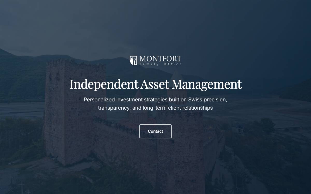 Montfort Family Office Sàrl website preview