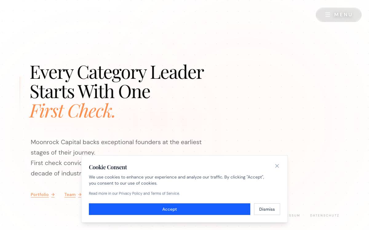 Moonrock Capital website preview