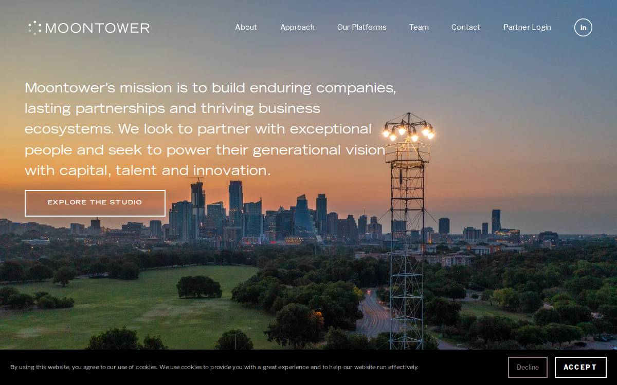 Moontower VC website preview