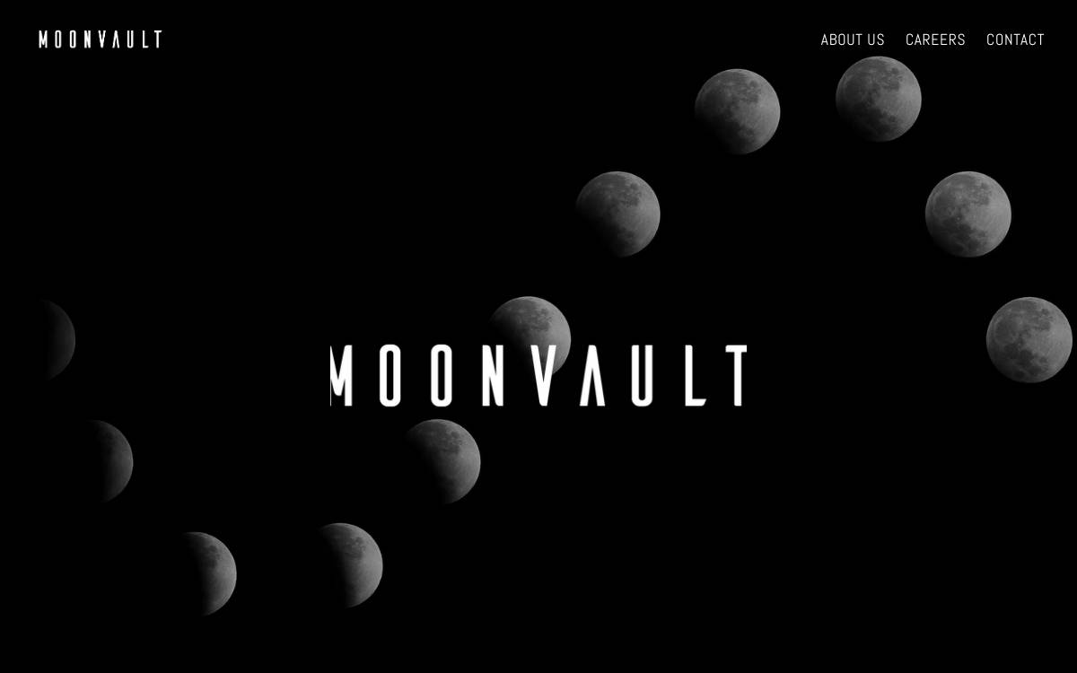 Moonvault Capital website preview