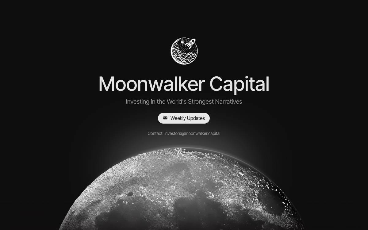 Moonwalker Capital website preview