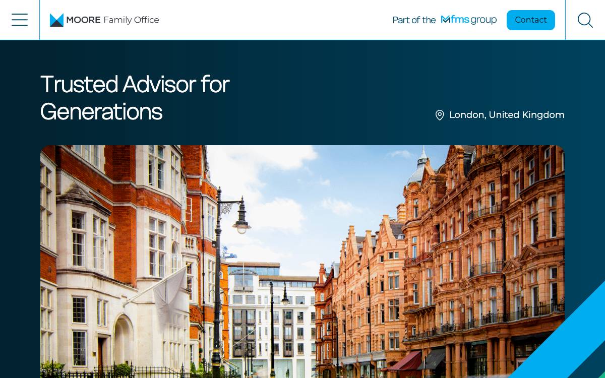 Moore Family Office Group website preview