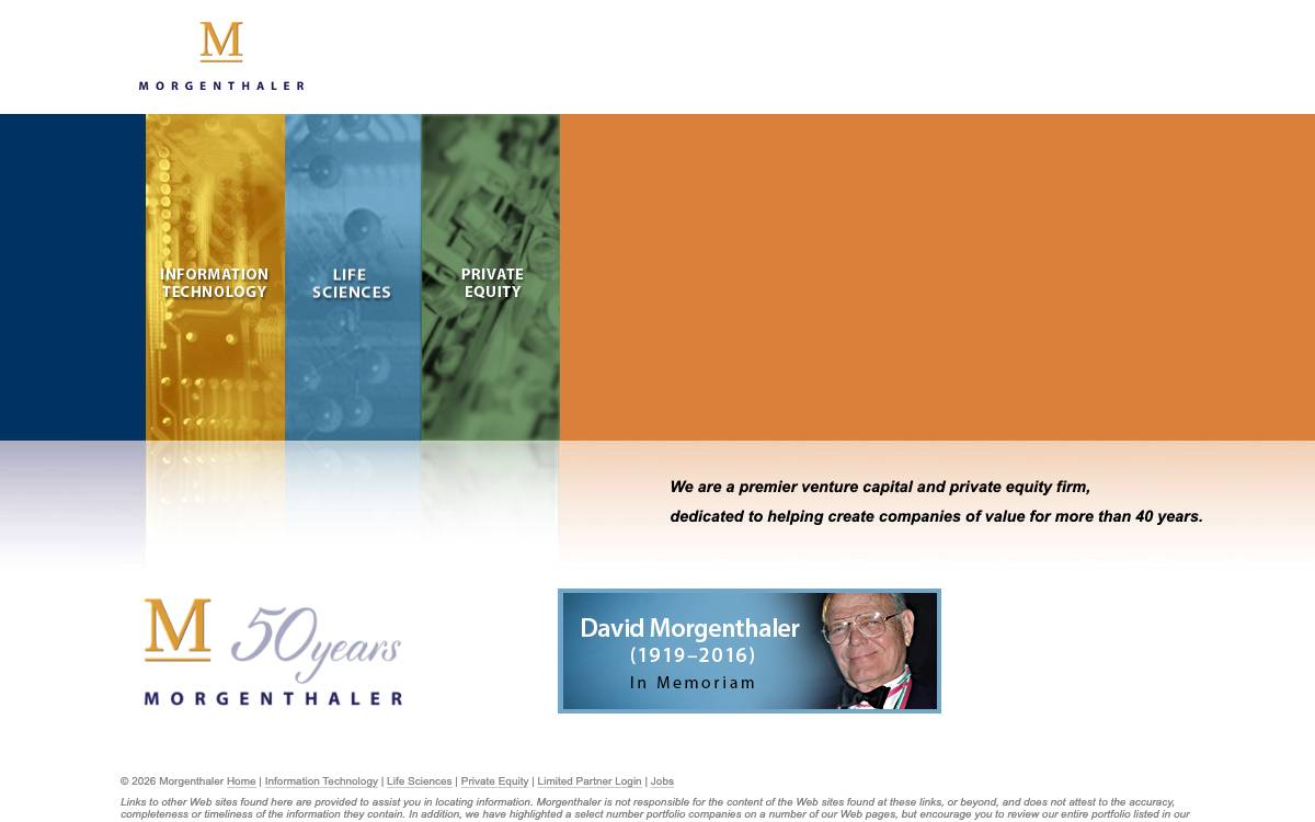 Morgenthaler website preview