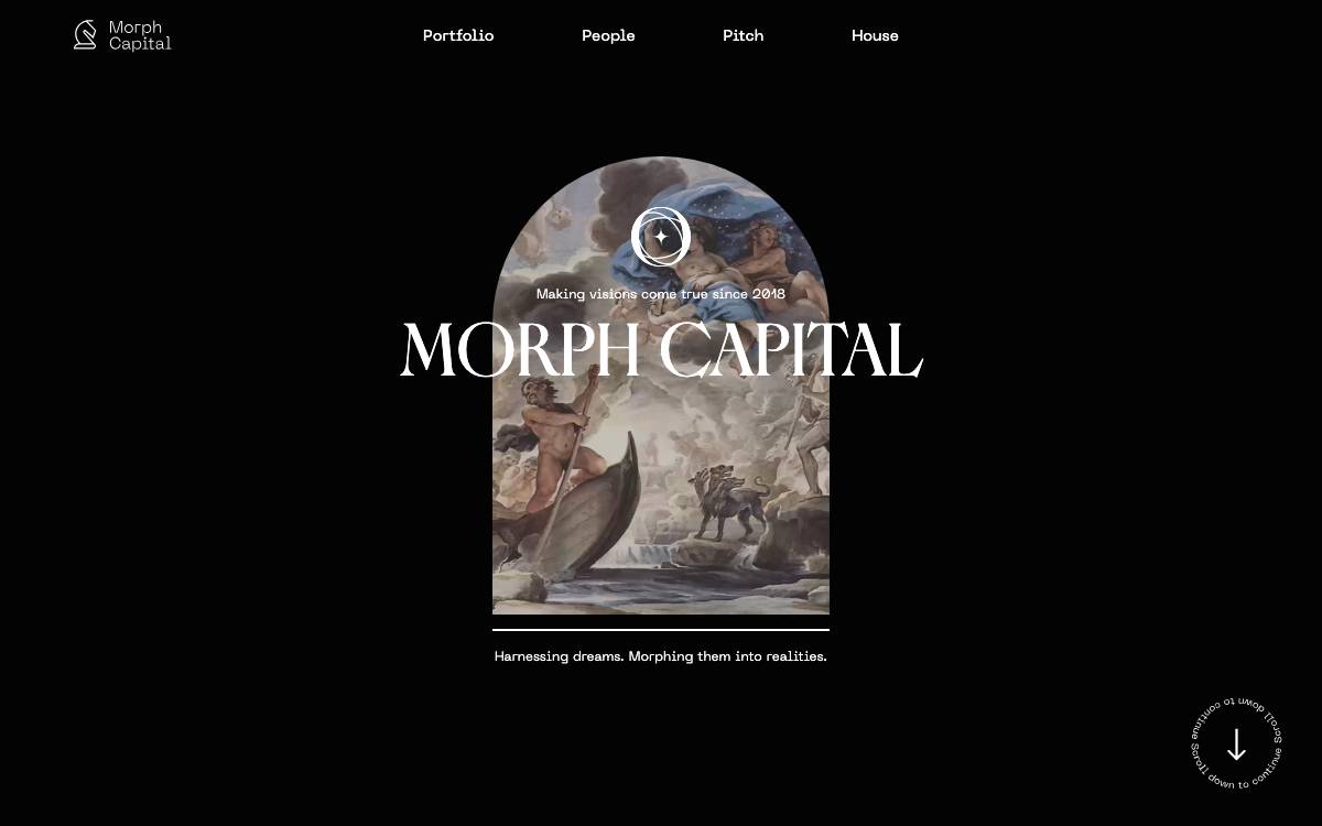 Morph Capital website preview