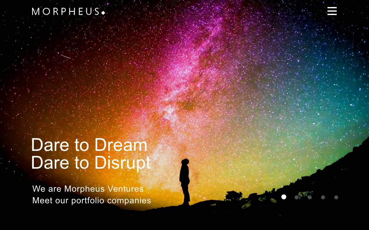 Morpheus Ventures website preview