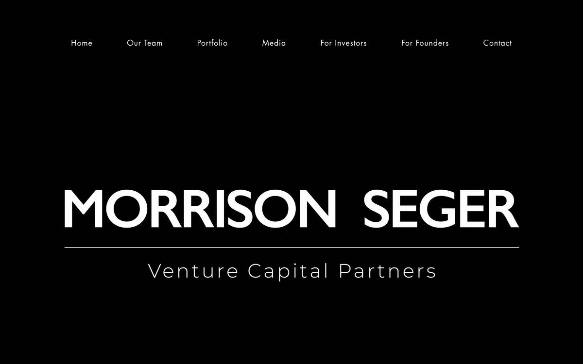 Morrison Seger Venture Capital Partners website preview
