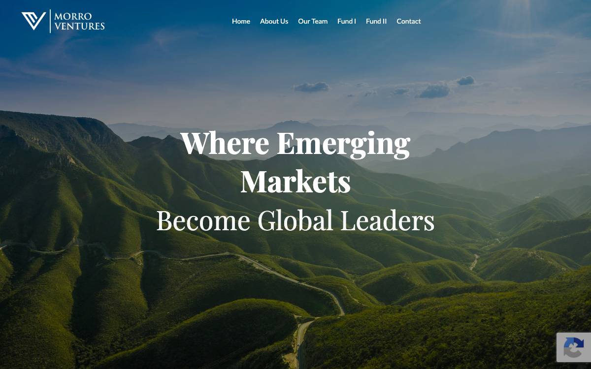 MORRO VENTURES website preview