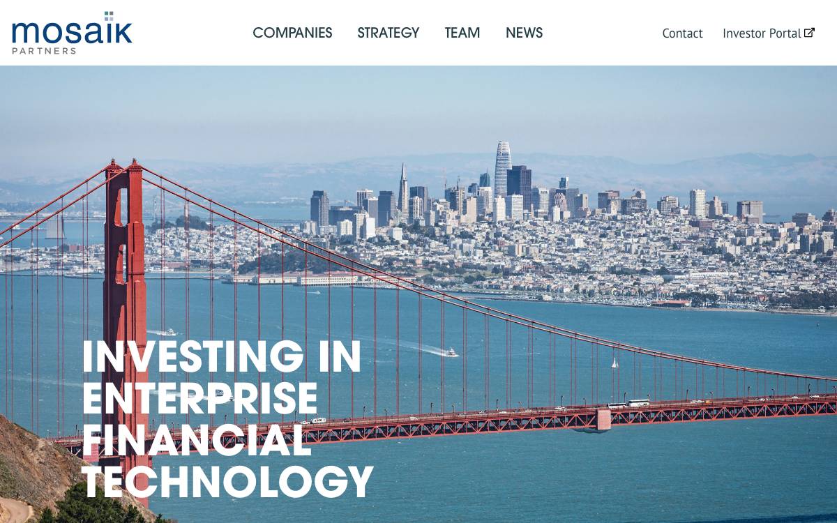 Mosaik Partners website preview