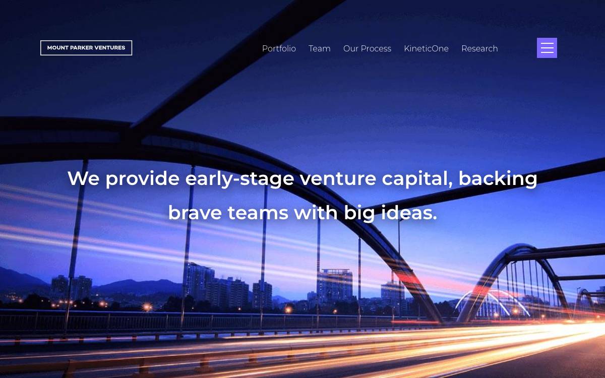Mount Parker Ventures website preview