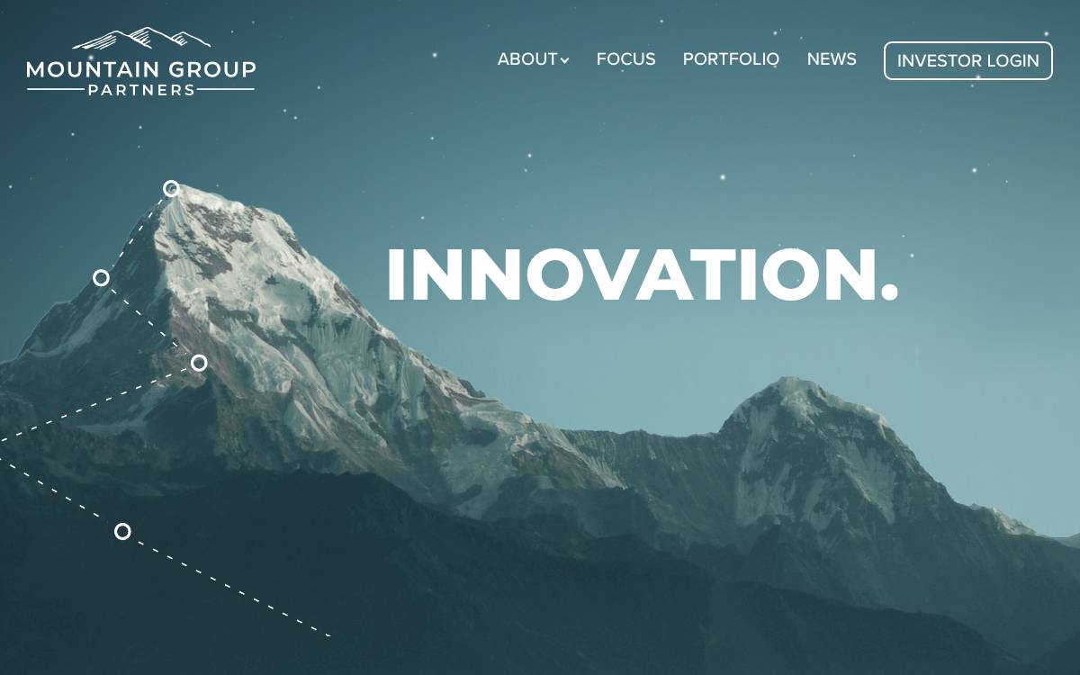 Mountain Group Capital website preview
