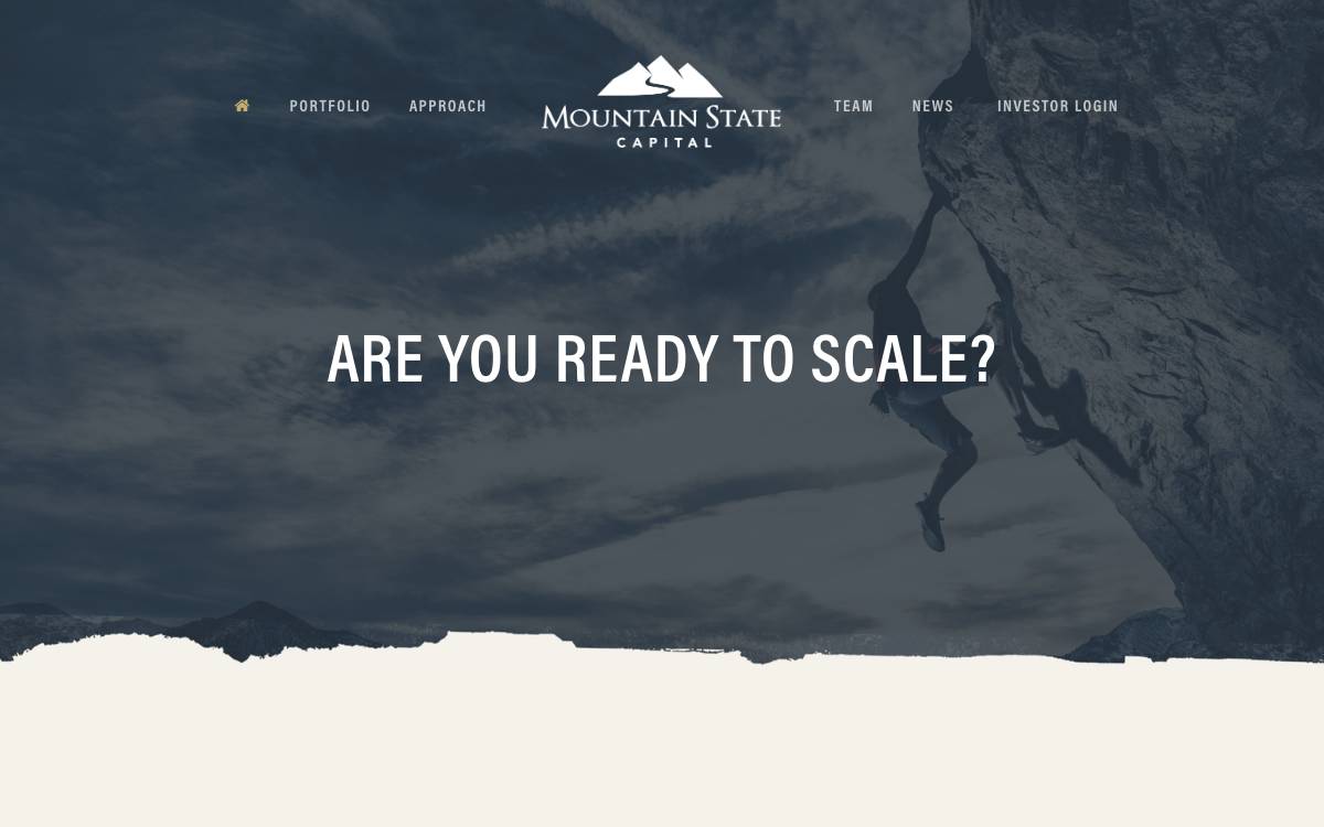 Mountain State Capital website preview