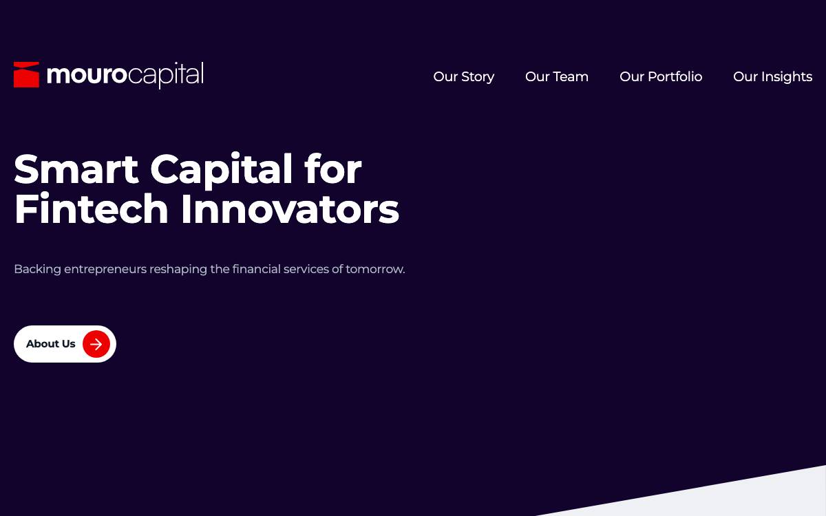 Mouro Capital website preview