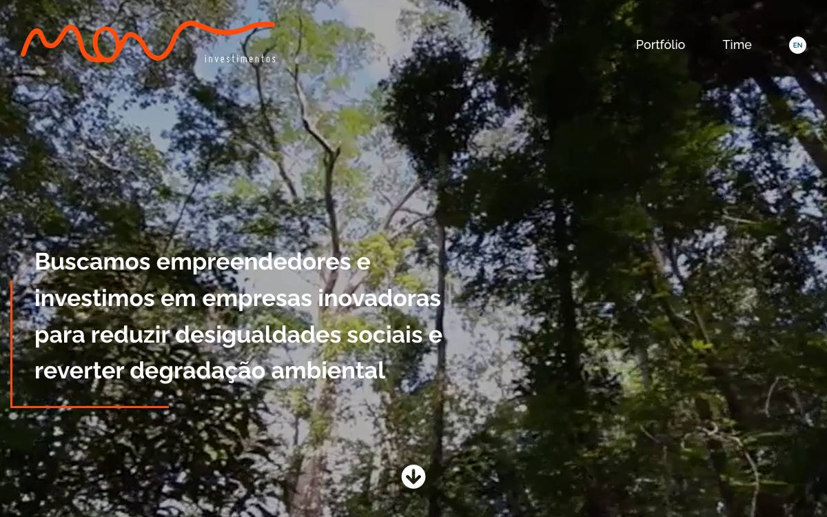 MOV Investimentos website preview