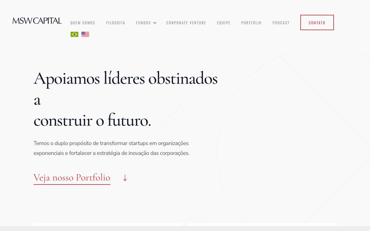 MSW Capital website preview