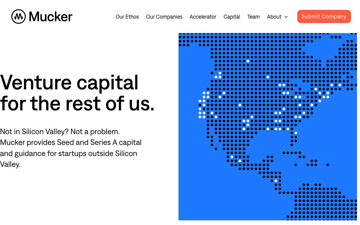Mucker Capital website preview
