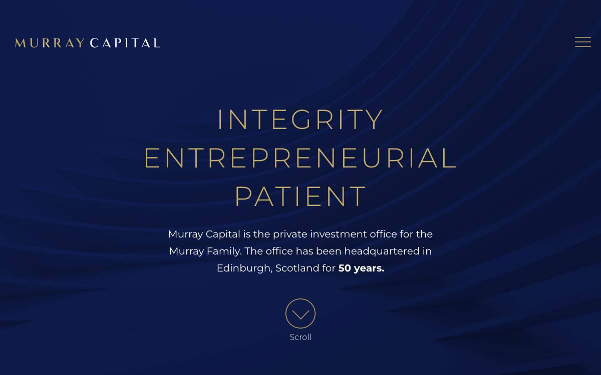 Murray Capital website preview