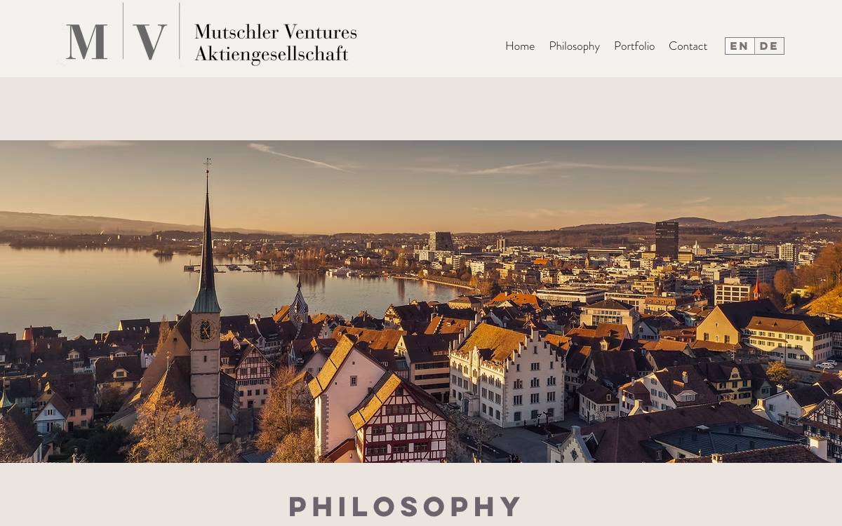 Mutschler Ventures website preview