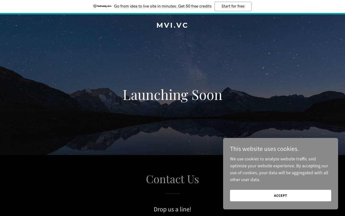 MVI (MENA Venture Investments) website preview
