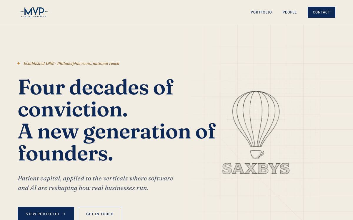 MVP website preview