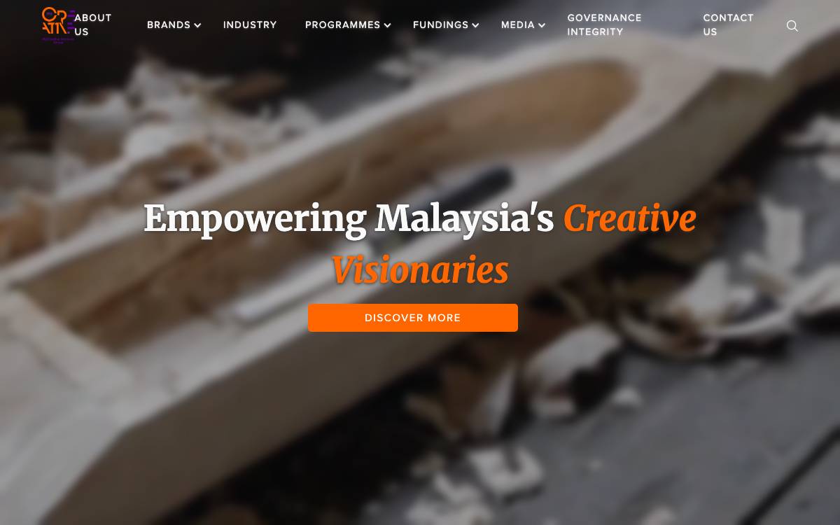 MyCreative Ventures Sdn. Bhd. website preview