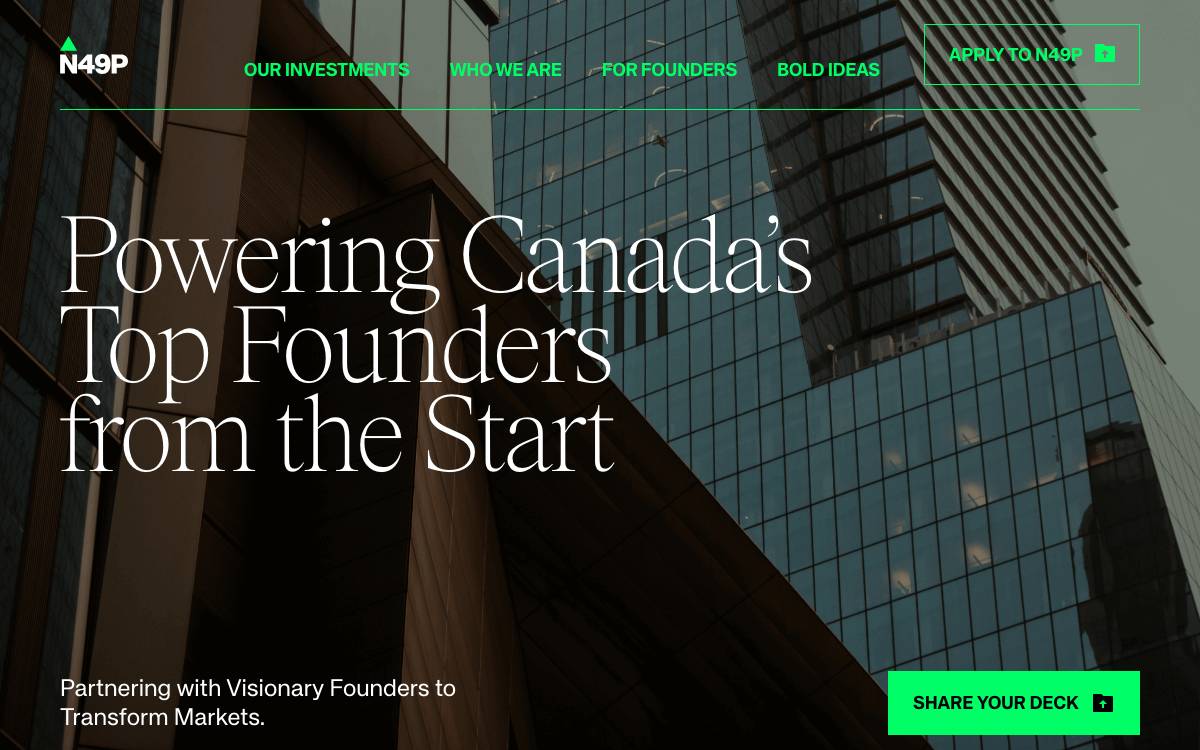 N49P website preview