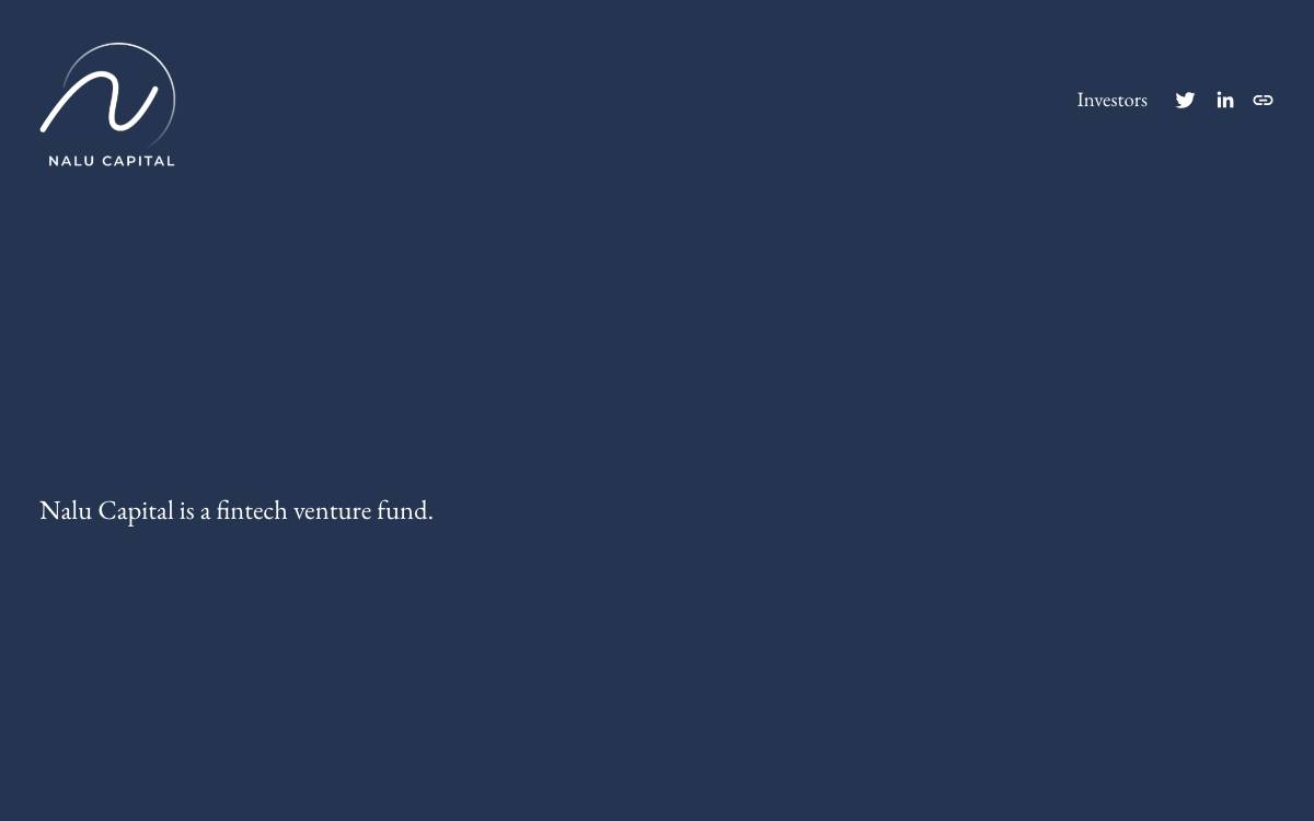 Nalu Capital website preview