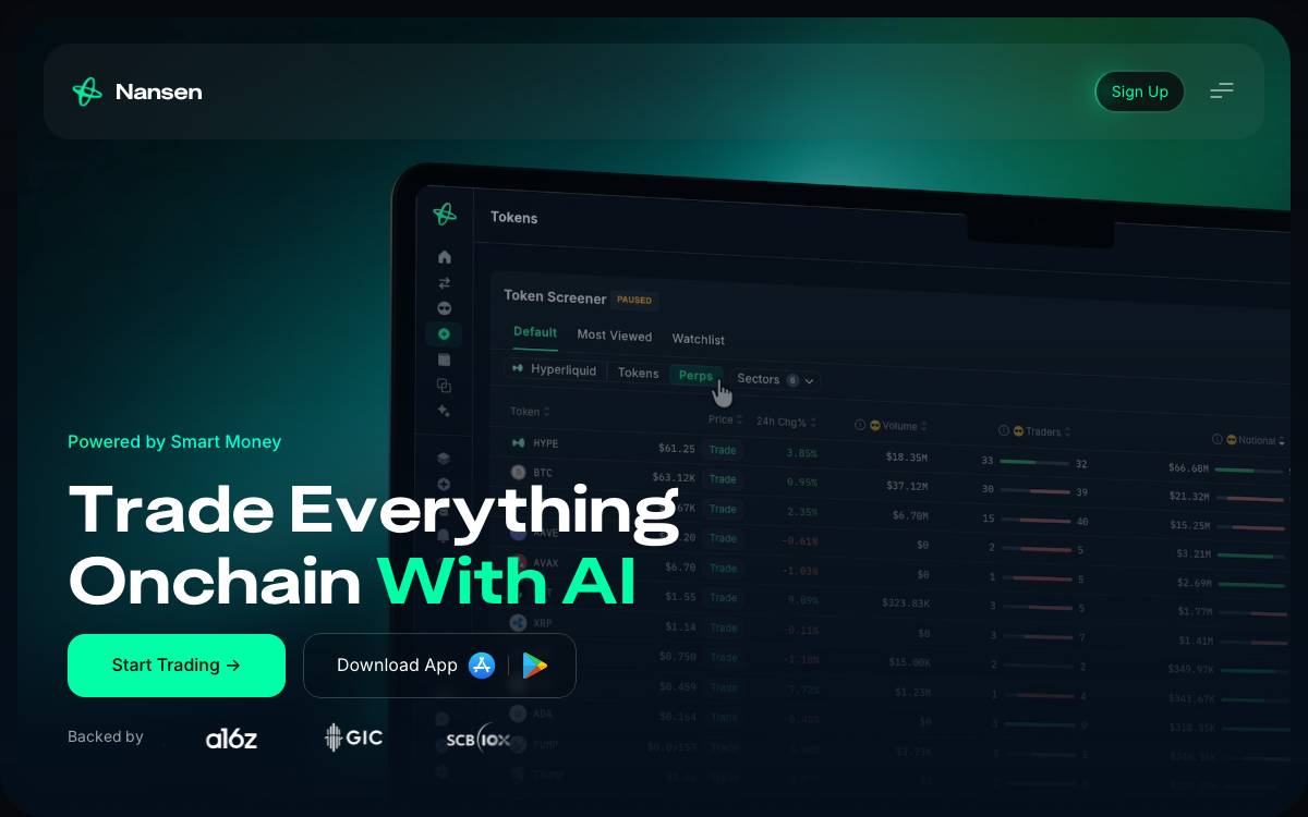 Nansen website preview