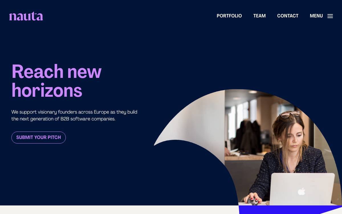 Nauta Capital website preview