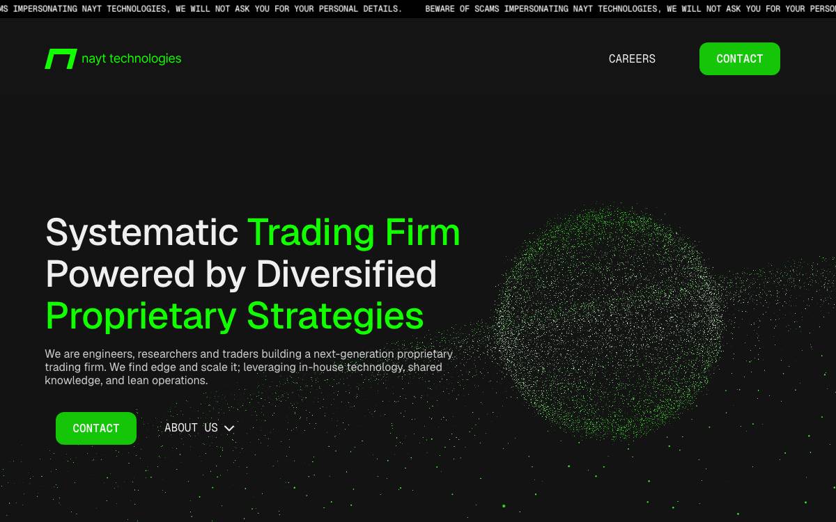 Nayt Technologies website preview