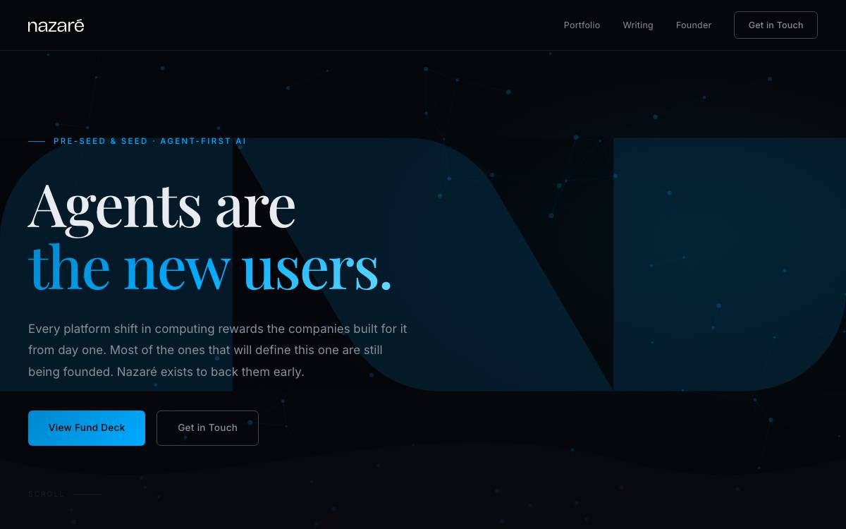 Nazare Ventures website preview