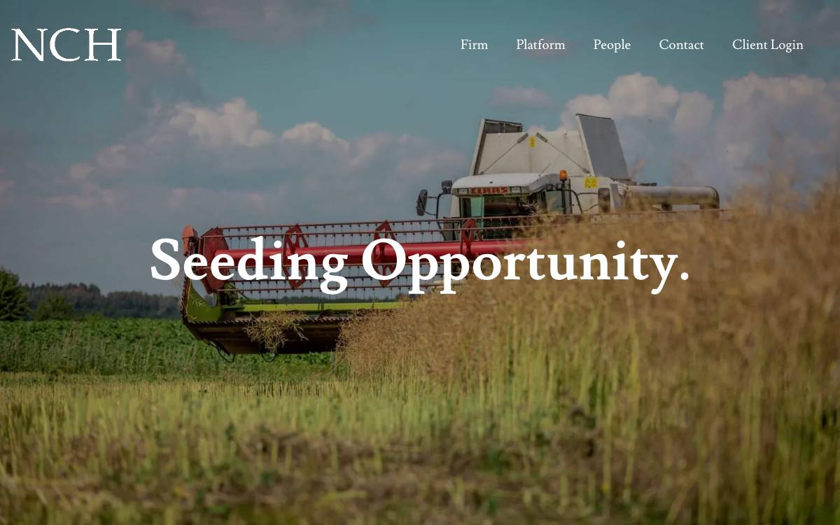 NCH Capital website preview