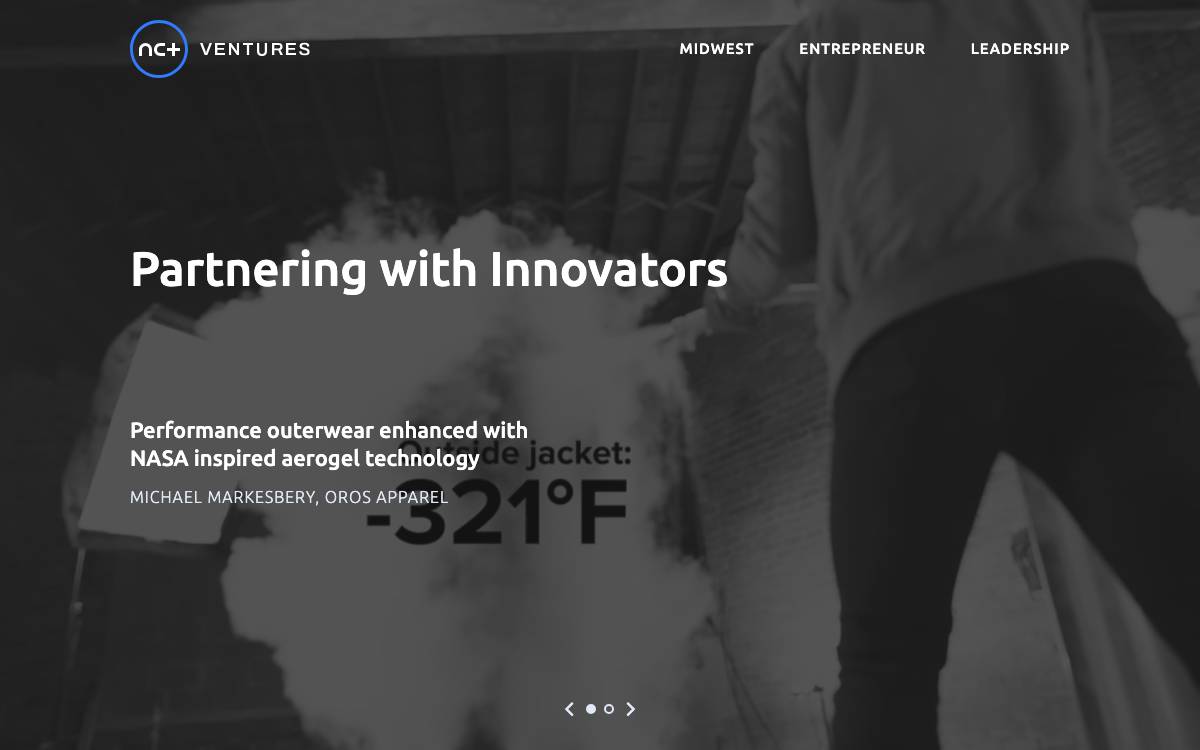 NCT Ventures website preview