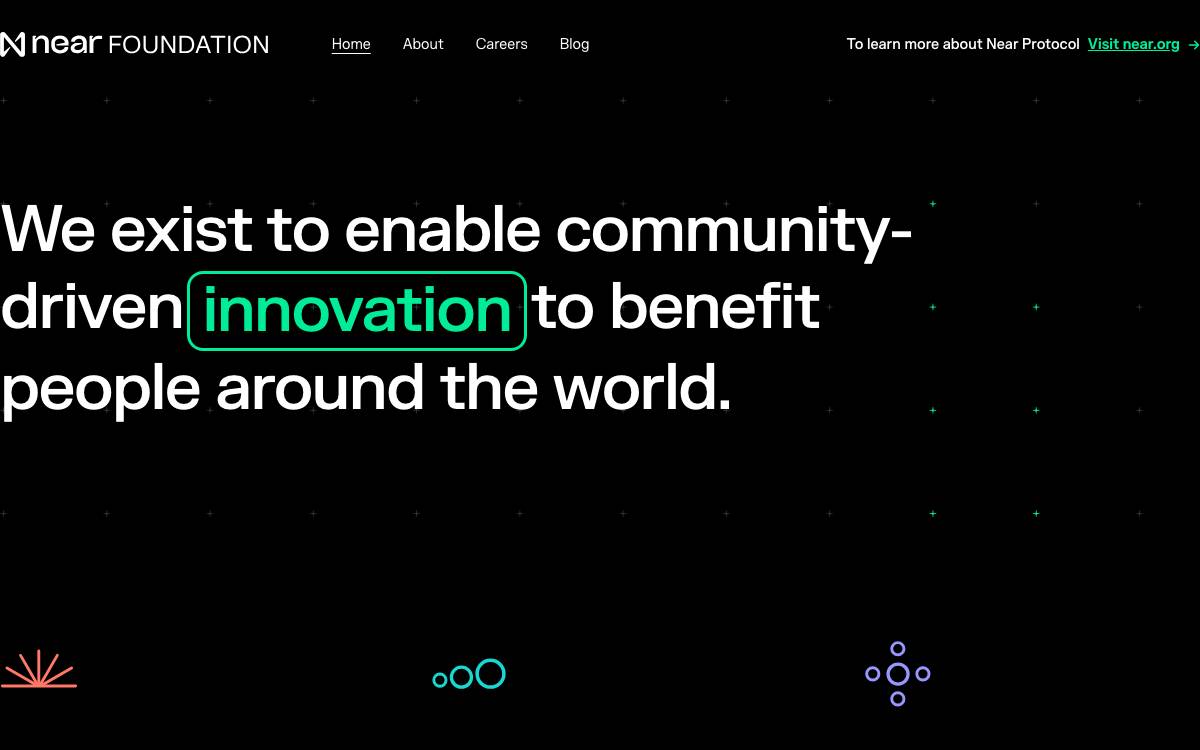 Near Foundation website preview