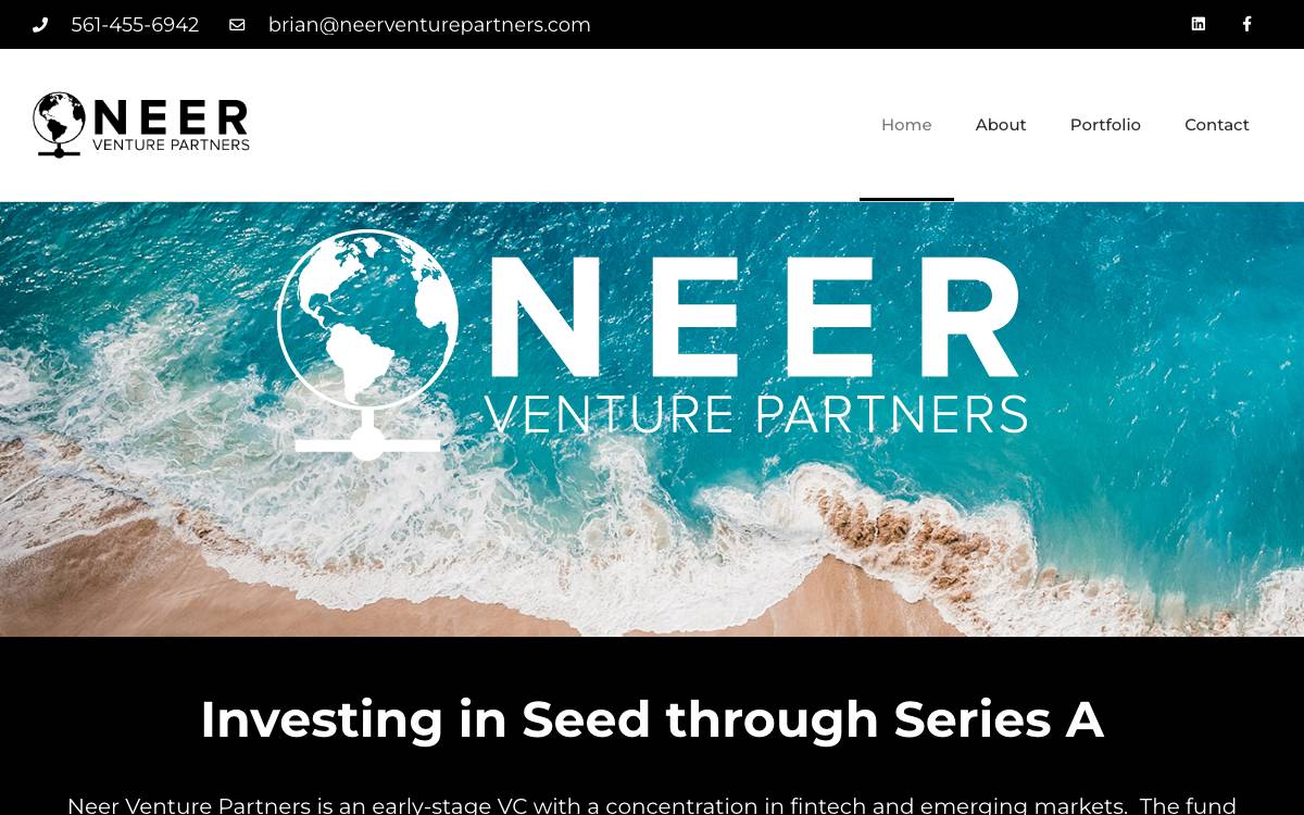 Neer Venture Partners website preview