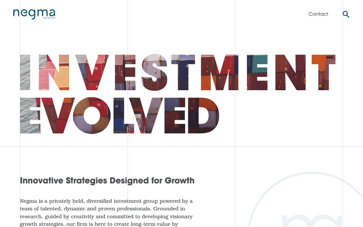 Negma Group website preview