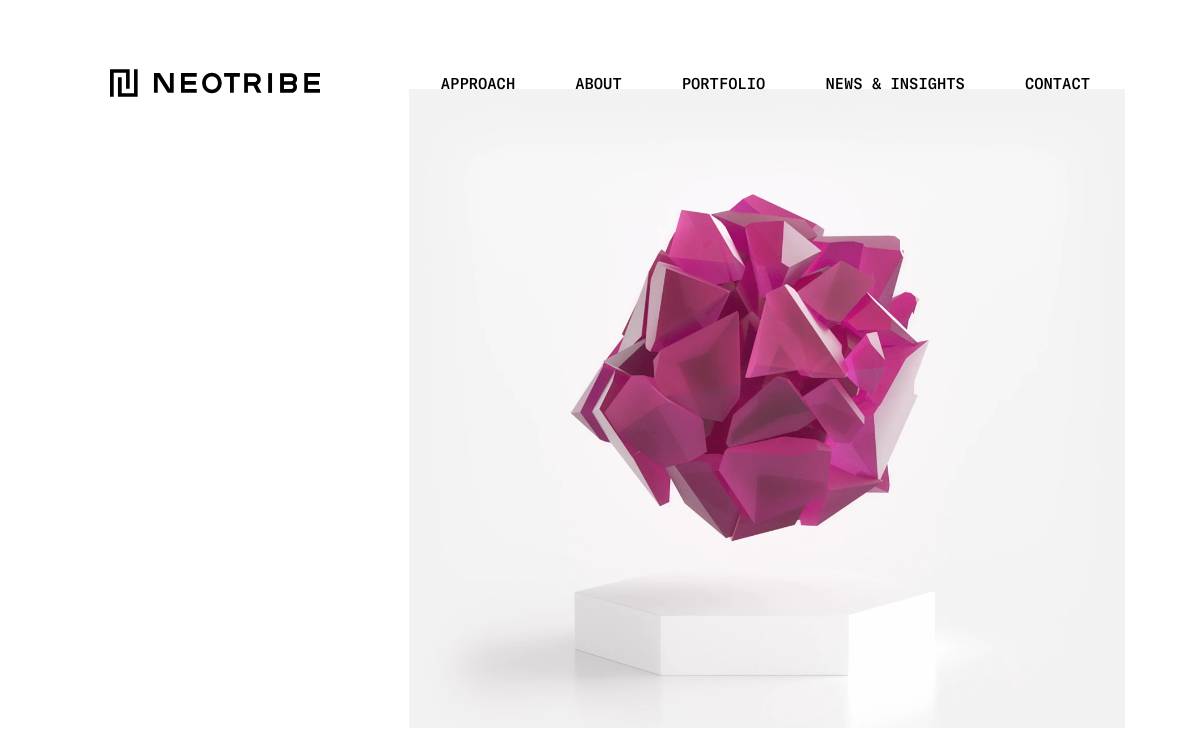 Neotribe Ventures website preview