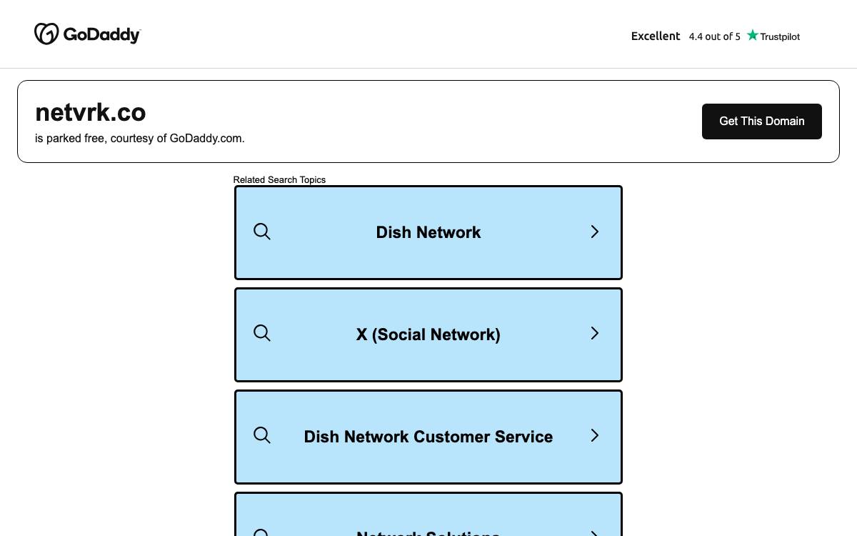 Netvrk website preview